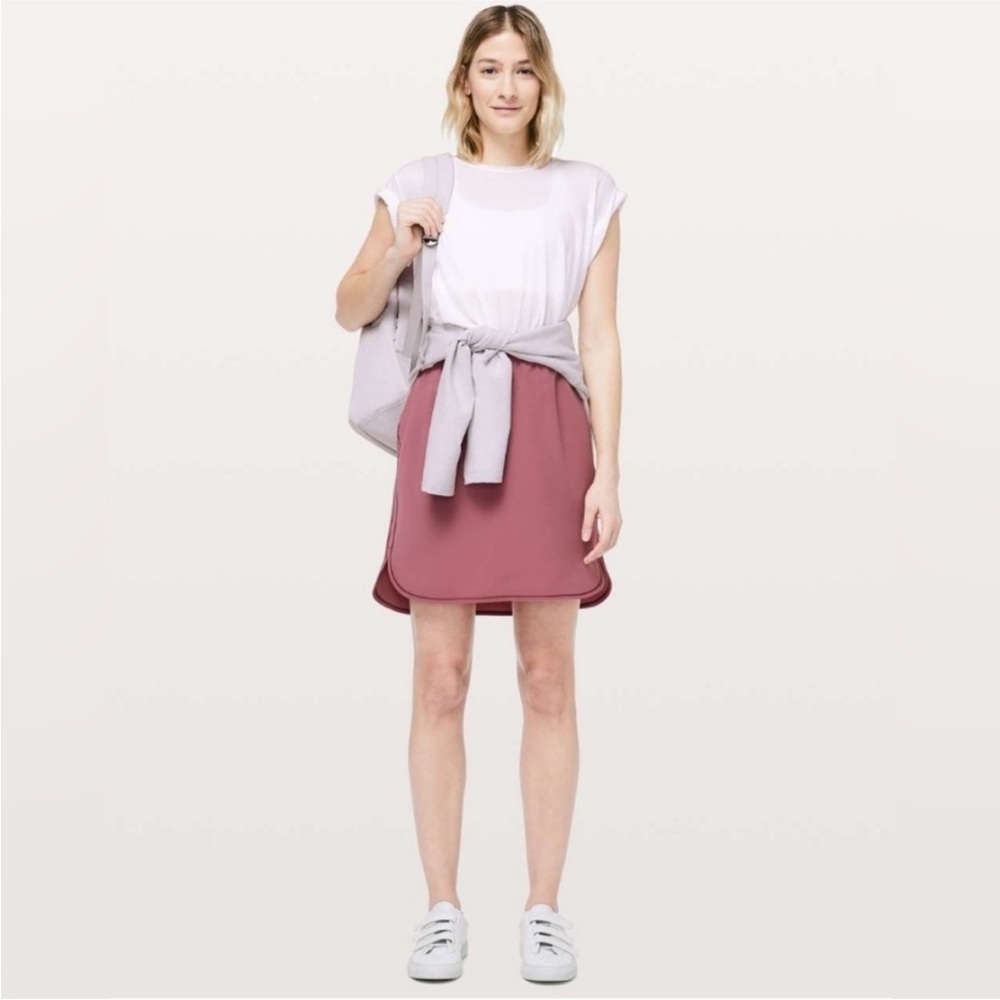 Lululemon Pink On The Fly Skirt